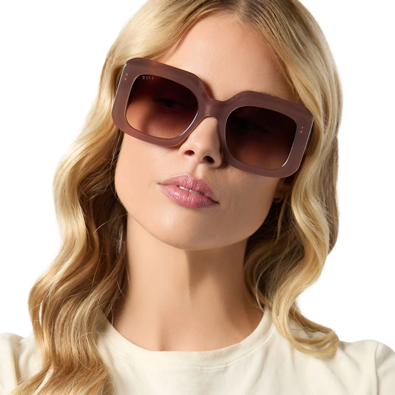 GIADA - MACCHIATO + BROWN GRADIENT SUNGLASSES sold by Diff Eyewear product image thumbnail 5