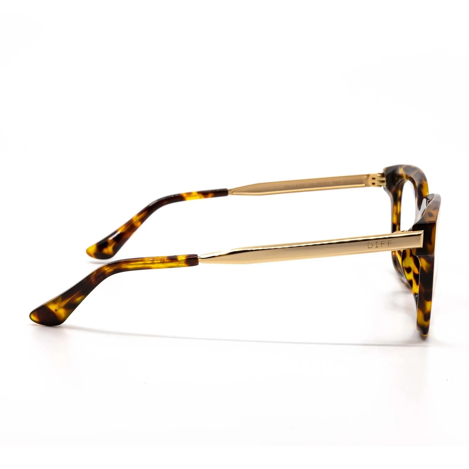 BELLA XS - AMBER TORTOISE + BLUE LIGHT TECHNOLOGY GLASSES sold by Diff Eyewear product image thumbnail 3