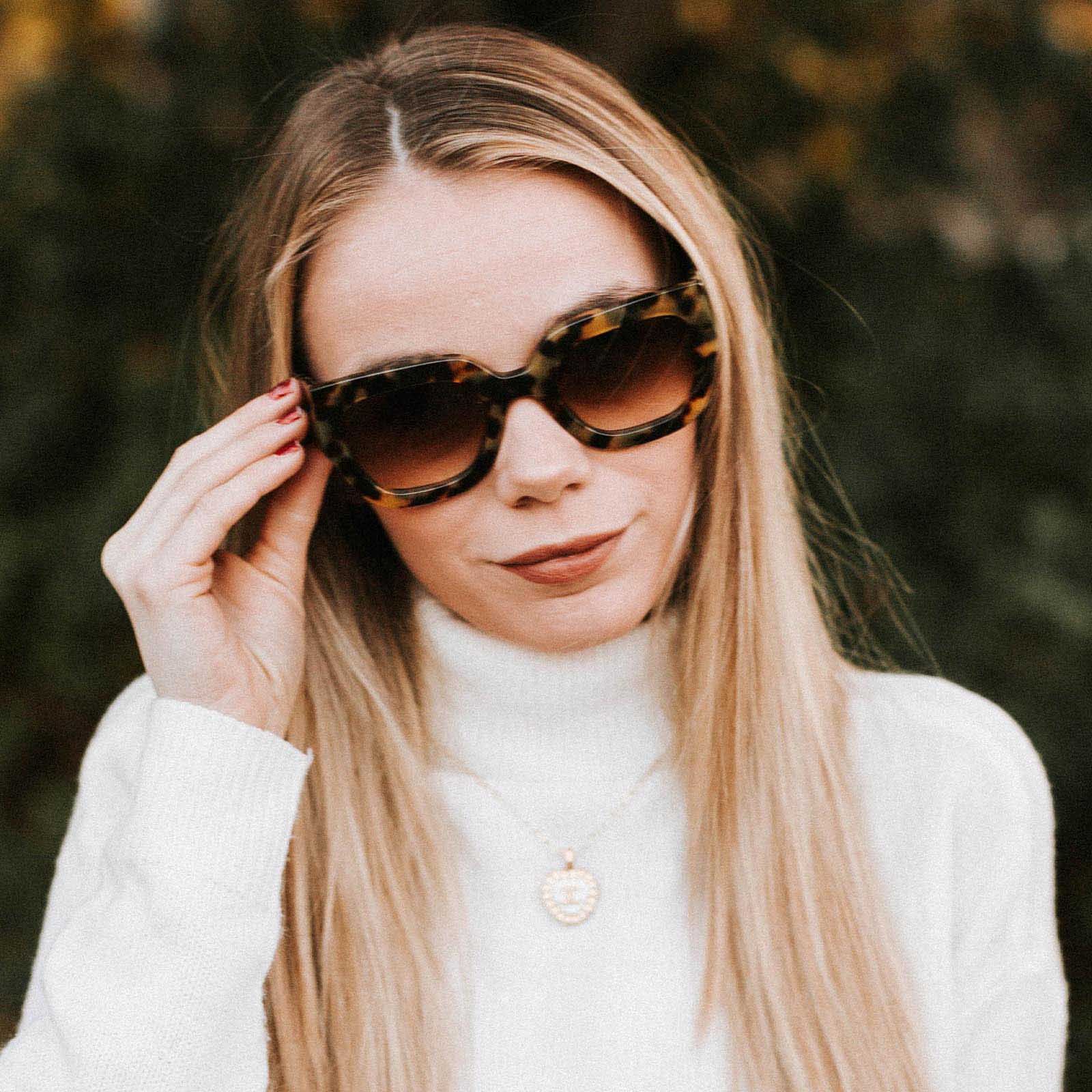 ARDEN - HAZEL TORTOISE + BROWN GRADIENT SUNGLASSES sold by Diff Eyewear product image thumbnail 6