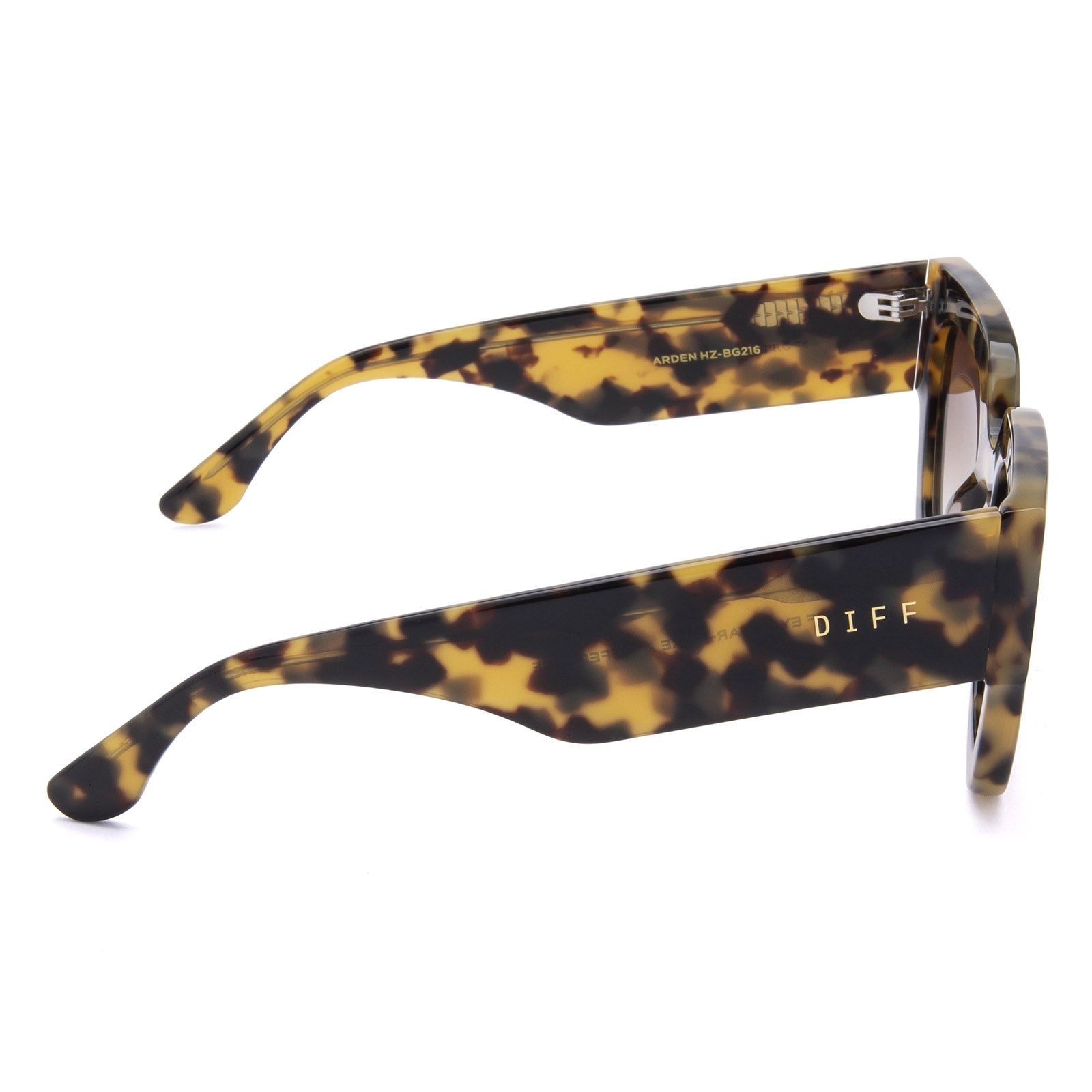 ARDEN - HAZEL TORTOISE + BROWN GRADIENT SUNGLASSES sold by Diff Eyewear product image thumbnail 4