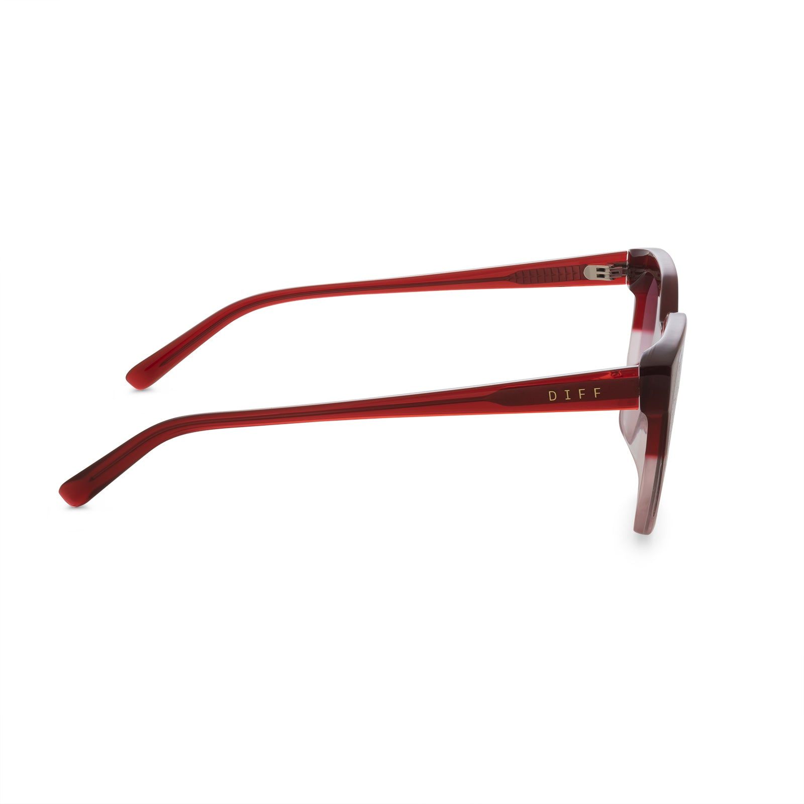 GIA - ROSEWOOD OMBRE + WINE GRADIENT SUNGLASSES sold by Diff Eyewear product image thumbnail 4