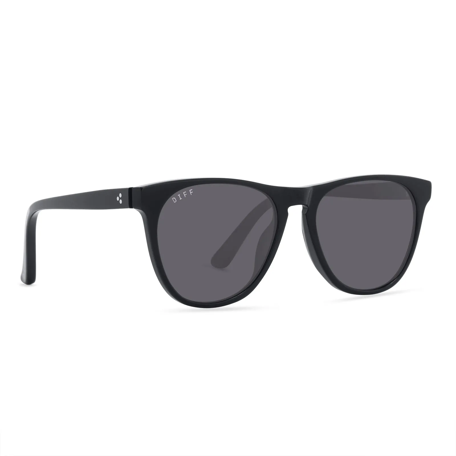 DARREN - BLACK + GREY POLARIZED SUNGLASSES sold by Diff Eyewear product image thumbnail 2