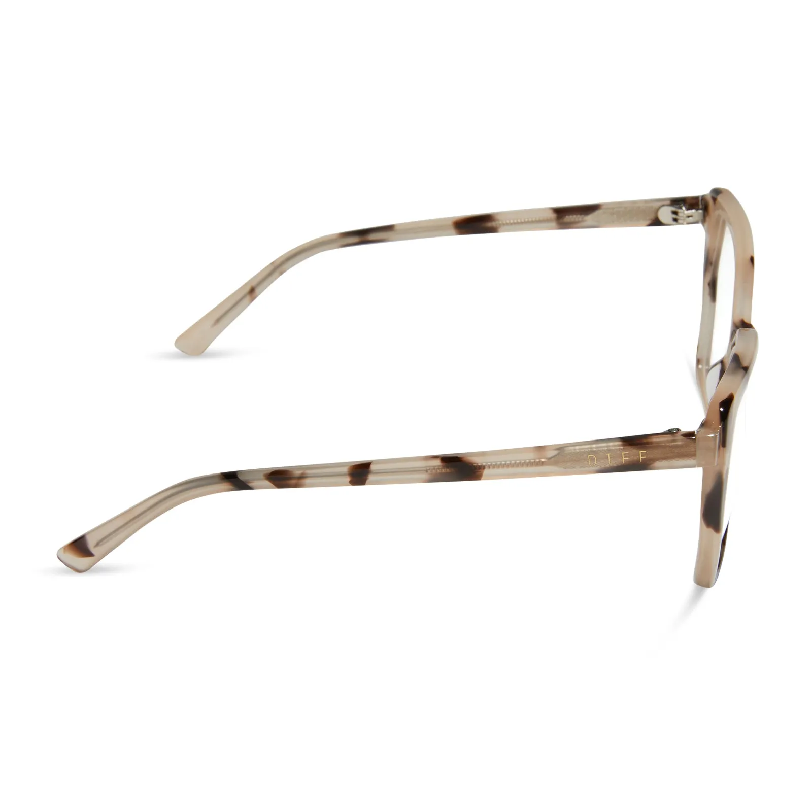 MAISIE - CREAM TORTOISE + GLASSES sold by Diff Eyewear product image thumbnail 3