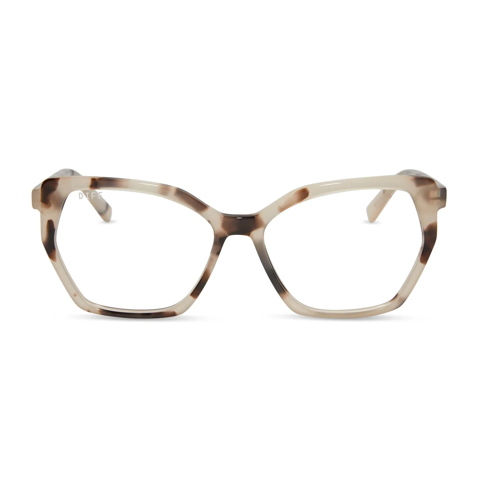 MAISIE - CREAM TORTOISE + GLASSES sold by Diff Eyewear