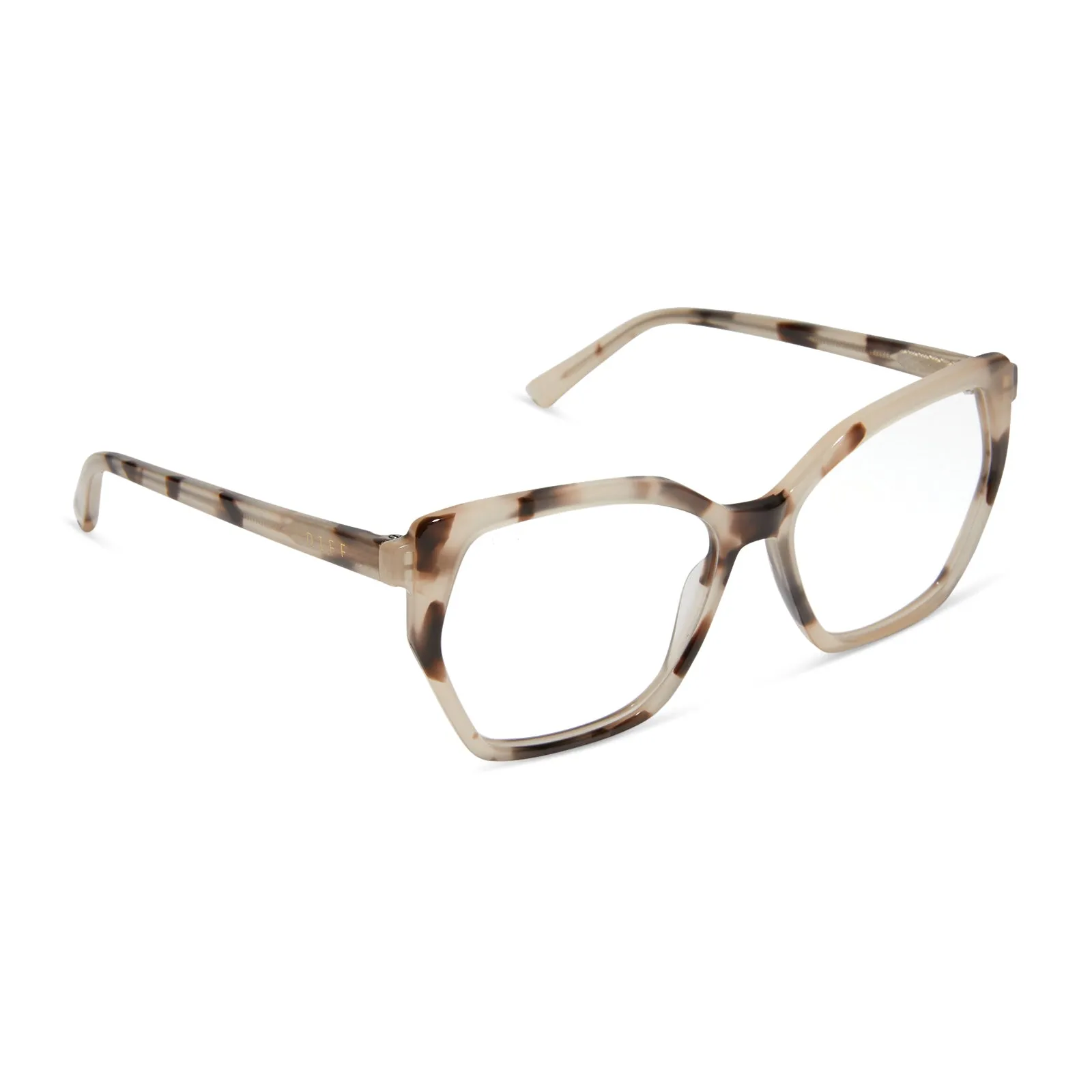 MAISIE - CREAM TORTOISE + GLASSES sold by Diff Eyewear product image thumbnail 2
