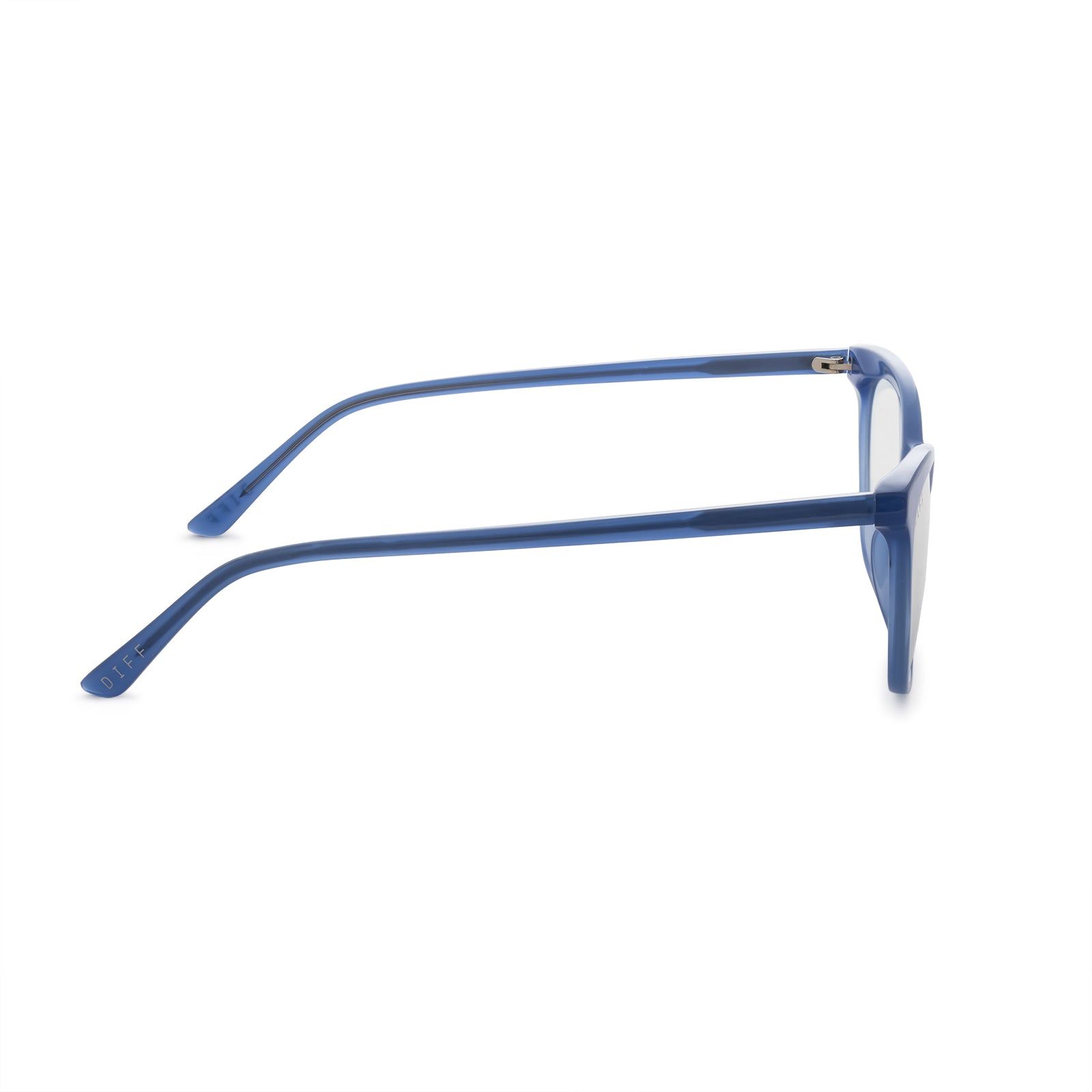 JADE - AEGEAN BLUE CRYSTAL + CLEAR GLASSES sold by Diff Eyewear product image thumbnail 4