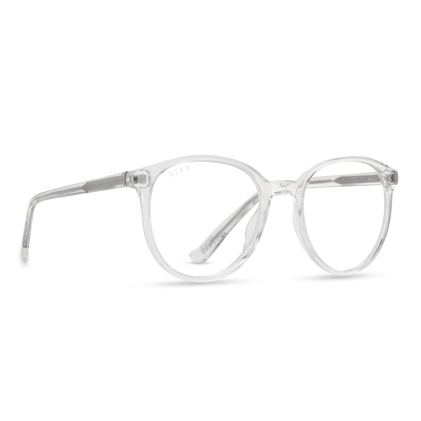 JEANNE - CLEAR CRYSTAL + BLUE LIGHT TECHNOLOGY GLASSES sold by Diff Eyewear product image thumbnail 2