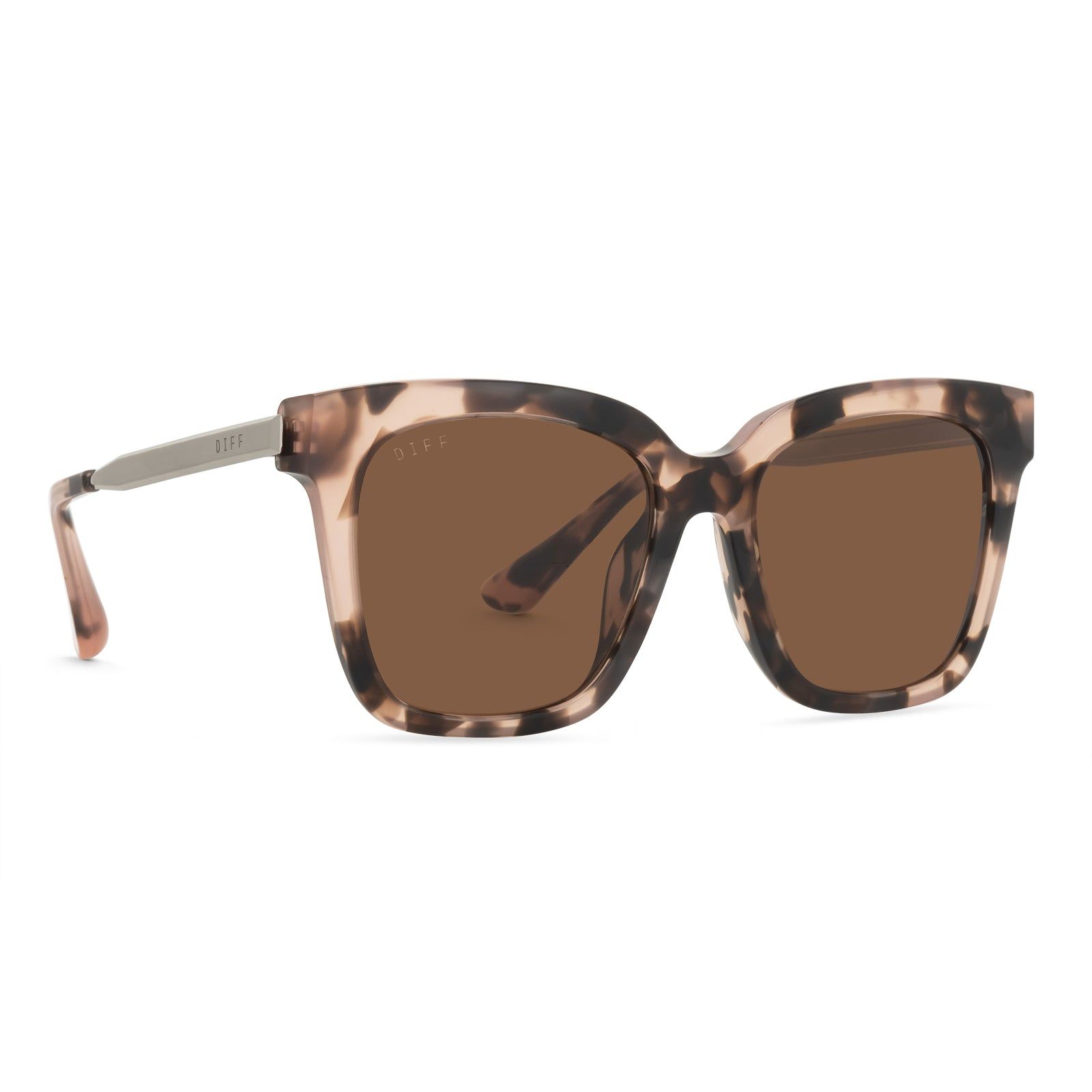 BELLA - HIMALAYAN TORTOISE + BROWN + POLARIZED SUNGLASSES sold by Diff Eyewear product image thumbnail 2