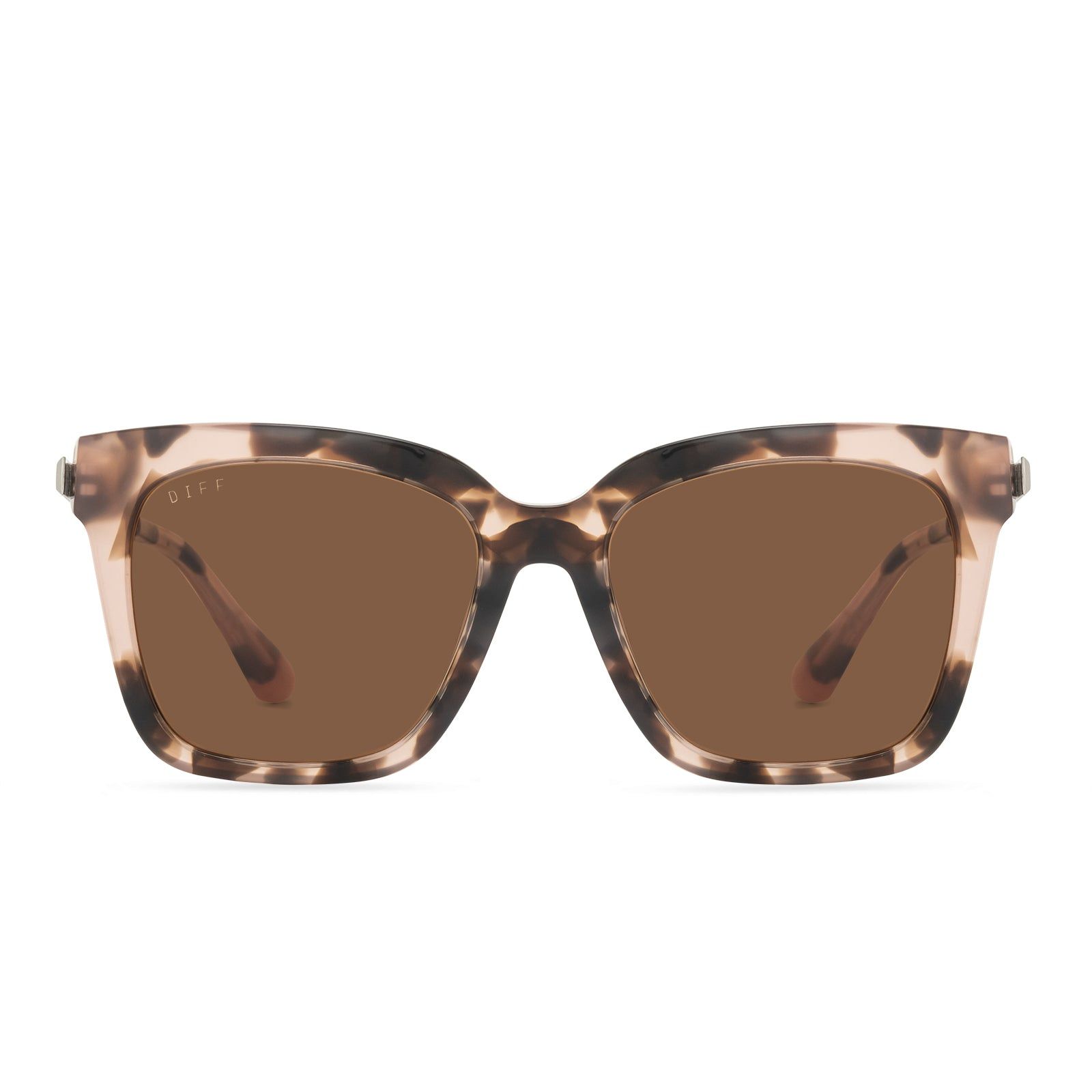 BELLA - HIMALAYAN TORTOISE + BROWN + POLARIZED SUNGLASSES sold by Diff Eyewear