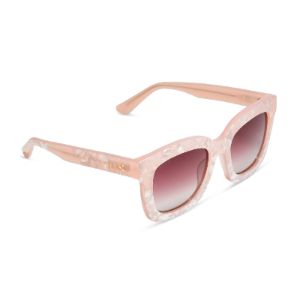 KRISTA HORTON - THE KAMP + PINK + WINE GRADIENT POLARIZED SUNGLASSES sold by Diff Eyewear