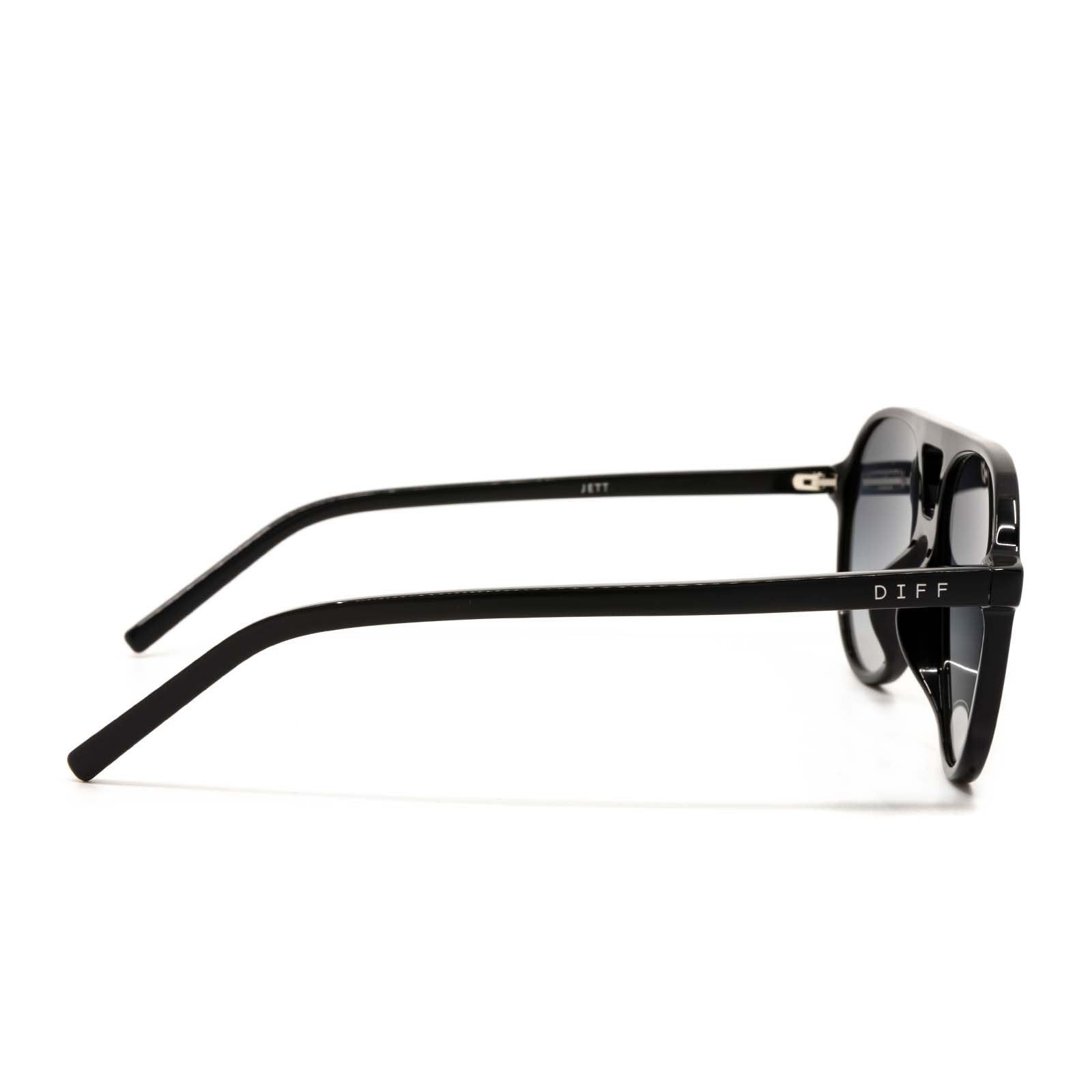 JETT - BLACK + GREY GRADIENT SUNGLASSES sold by Diff Eyewear product image thumbnail 3
