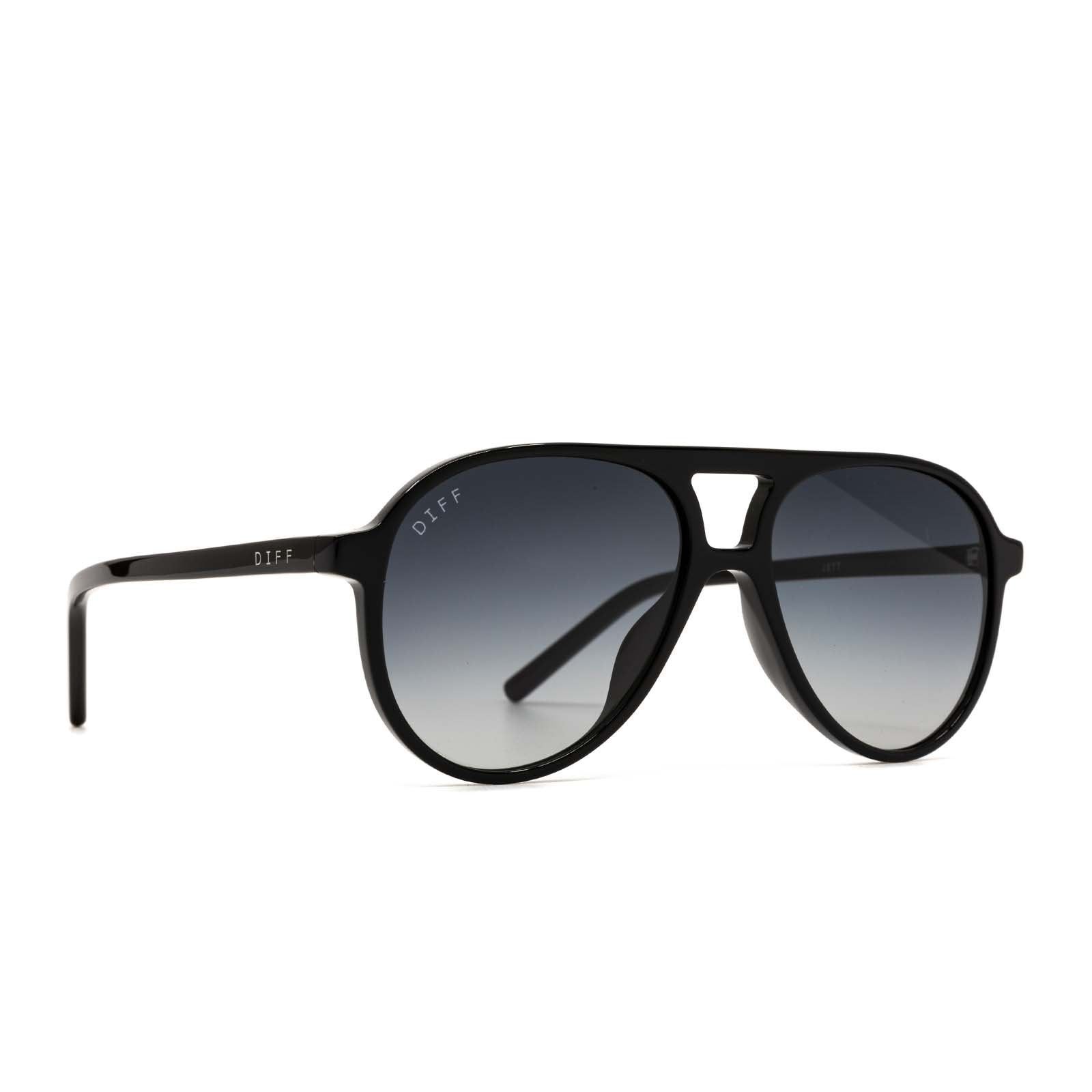 JETT - BLACK + GREY GRADIENT SUNGLASSES sold by Diff Eyewear product image thumbnail 2