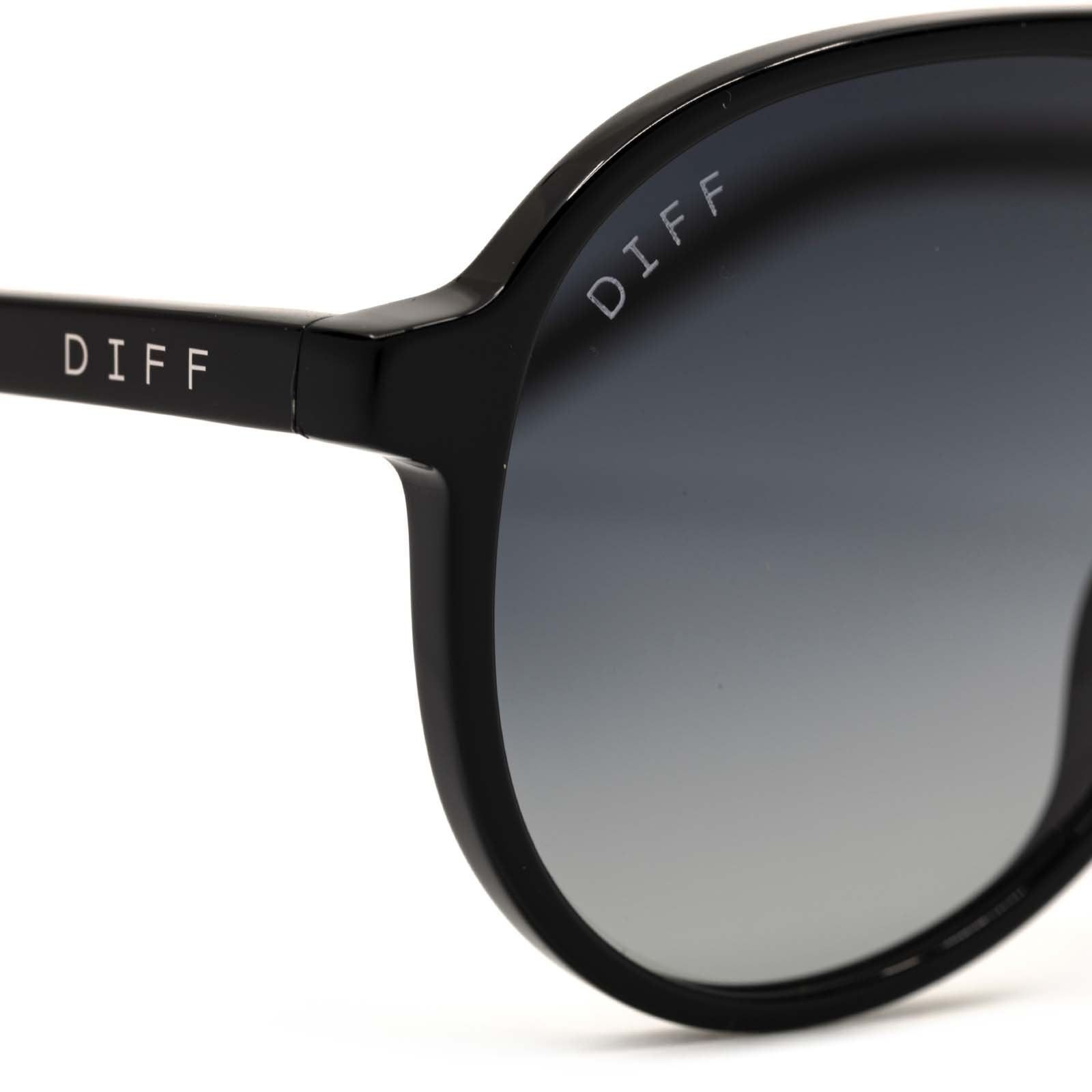 JETT - BLACK + GREY GRADIENT SUNGLASSES sold by Diff Eyewear product image thumbnail 4