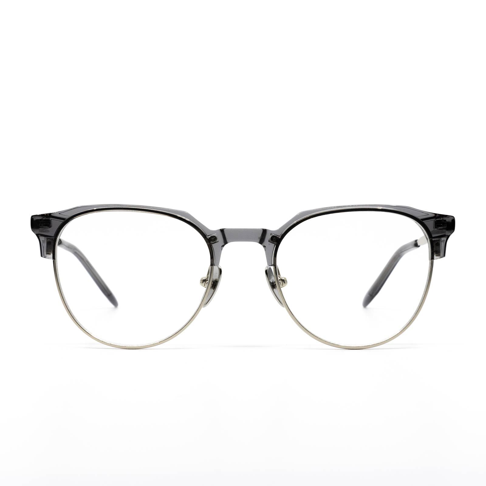 KIRA - SILVER SMOKE + BLUE LIGHT TECHNOLOGY CLEAR GLASSES sold by Diff Eyewear