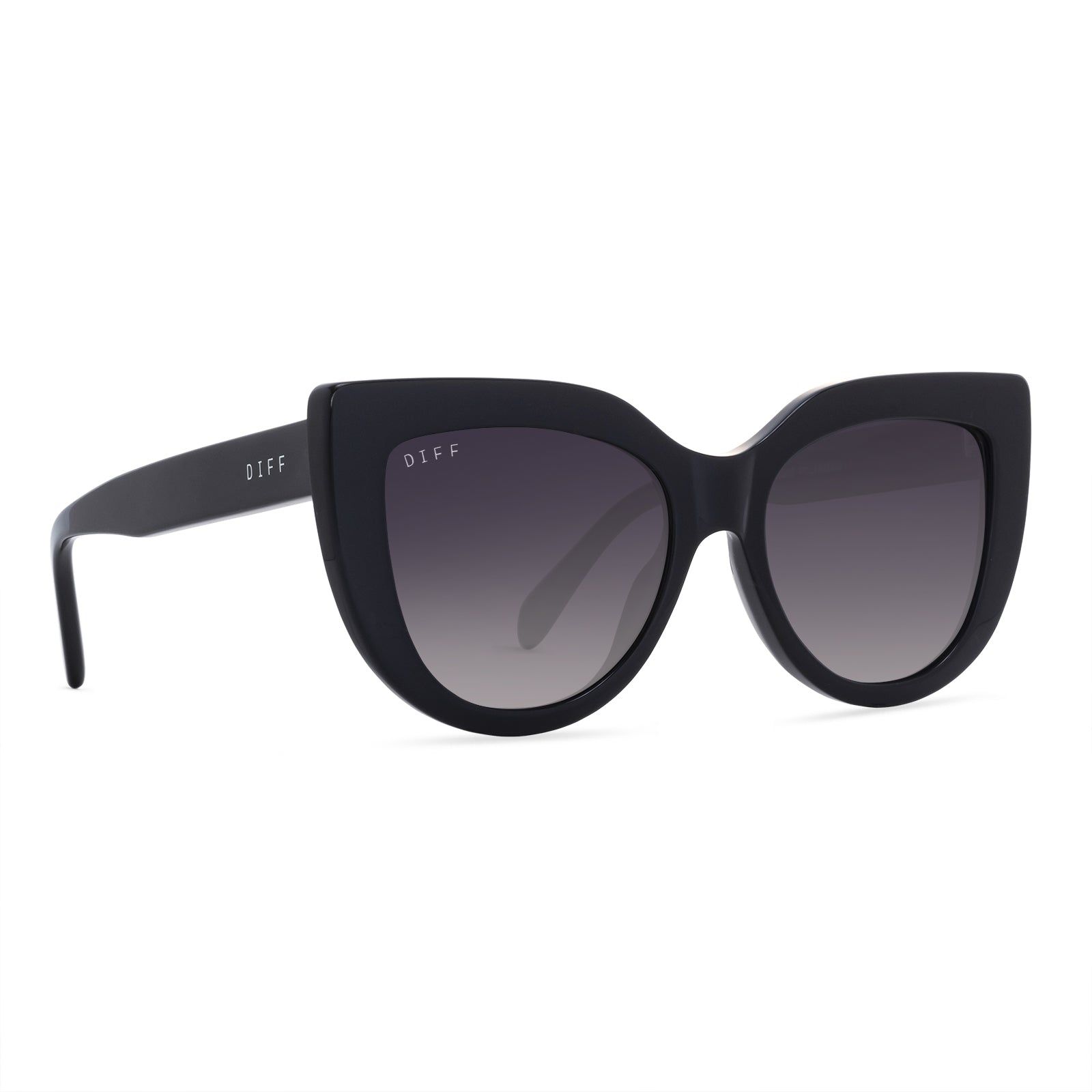 MARGOT - BLACK + GREY SUNGLASSES sold by Diff Eyewear product image thumbnail 2