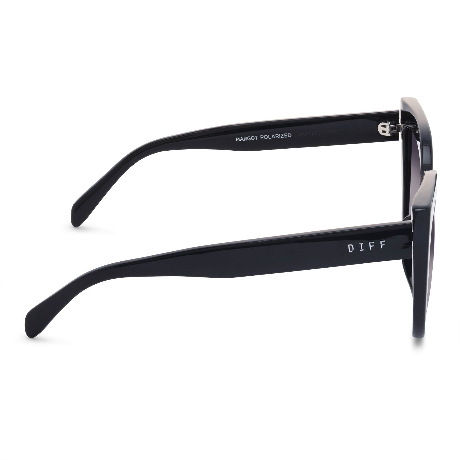 MARGOT - BLACK + GREY SUNGLASSES sold by Diff Eyewear product image thumbnail 4