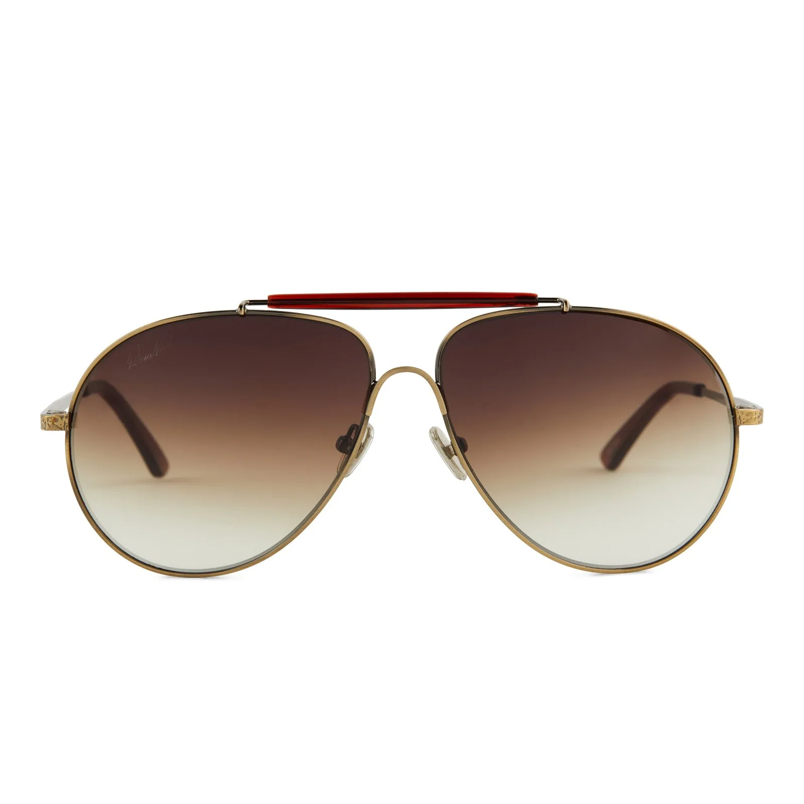 PATRICIA NASH - GLORIA + CAMPARI CRYSTAL + DARK BROWN GRADIENT SUNGLASSES sold by Diff Eyewear