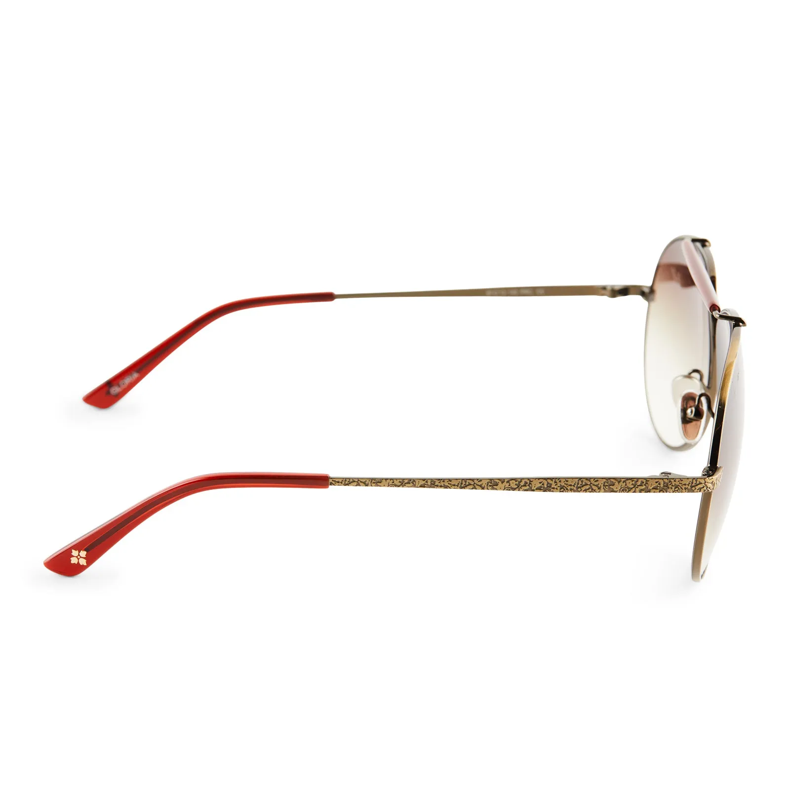 PATRICIA NASH - GLORIA + CAMPARI CRYSTAL + DARK BROWN GRADIENT SUNGLASSES sold by Diff Eyewear product image thumbnail 3