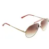 PATRICIA NASH - GLORIA + CAMPARI CRYSTAL + DARK BROWN GRADIENT SUNGLASSES sold by Diff Eyewear