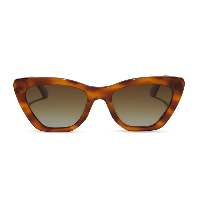 CAMILA - ANDES TORTOISE + BROWN GRADIENT POLARIZED SUNGLASSES sold by Diff Eyewear