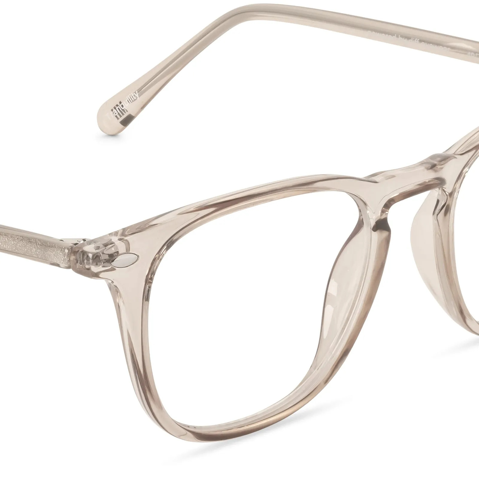 MEN'S HEALTH TRANQUILITY - VINTAGE CRYSTAL + CLEAR sold by Diff Eyewear product image thumbnail 3