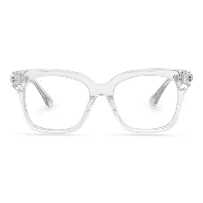 BELLA XS - CLEAR + BLUE LIGHT GLASSES sold by Diff Eyewear