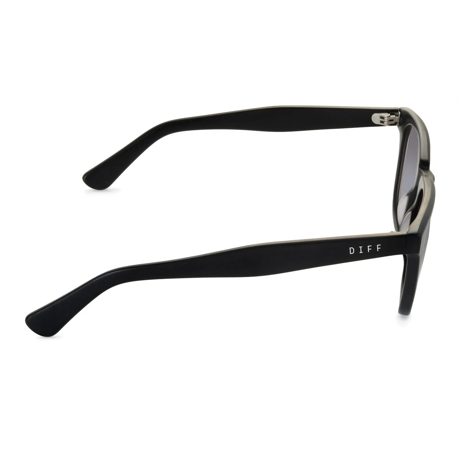 COLTON - MATTE BLACK + BLUE GRADIENT FLASH + POLARIZED SUNGLASSES sold by Diff Eyewear product image thumbnail 4