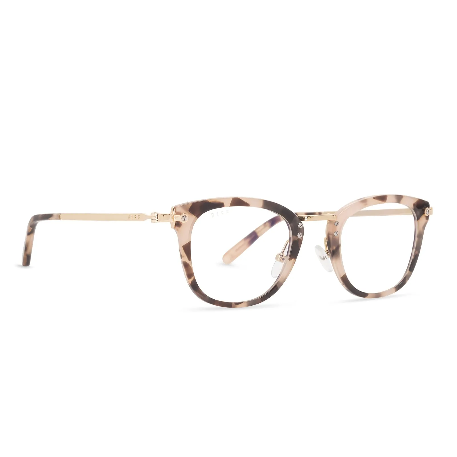 RUE - HIMALAYAN TORTOISE + BLUE LIGHT TECHNOLOGY GLASSES sold by Diff Eyewear product image thumbnail 2