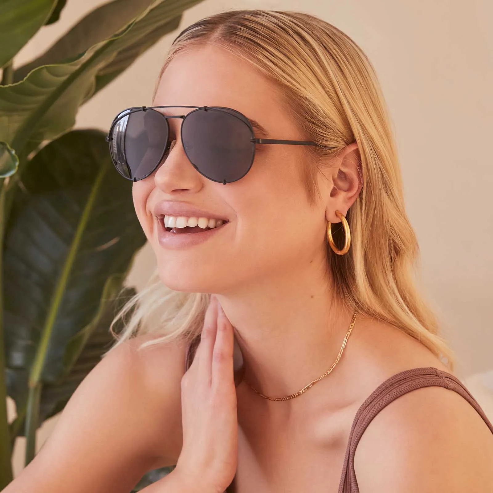 KOKO - MATTE BLACK + GREY SUNGLASSES sold by Diff Eyewear product image thumbnail 4