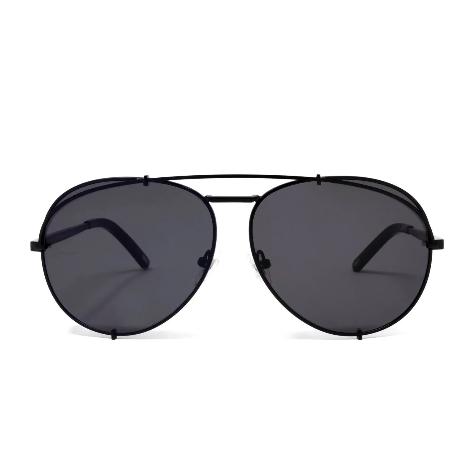 KOKO - MATTE BLACK + GREY SUNGLASSES sold by Diff Eyewear