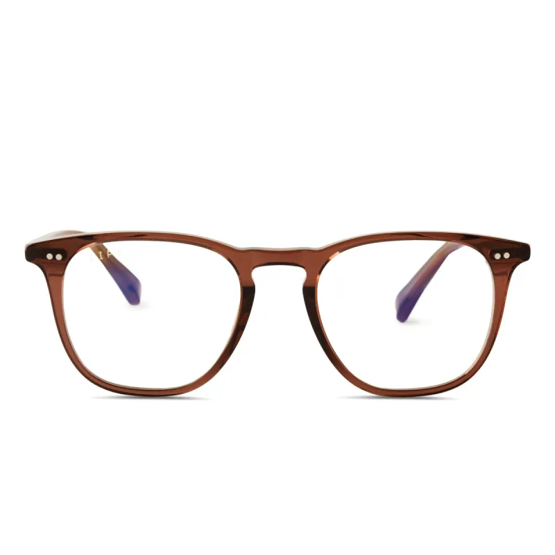 MAXWELL - DEEP AMBER + PRESCRIPTION GLASSES sold by Diff Eyewear