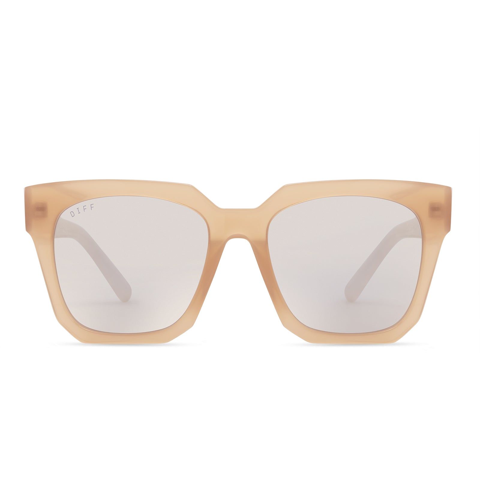 JESSIE JAMES DECKER - JESSIE + RUSTIQUE + BEIGE MIRROR SUNGLASSES sold by Diff Eyewear
