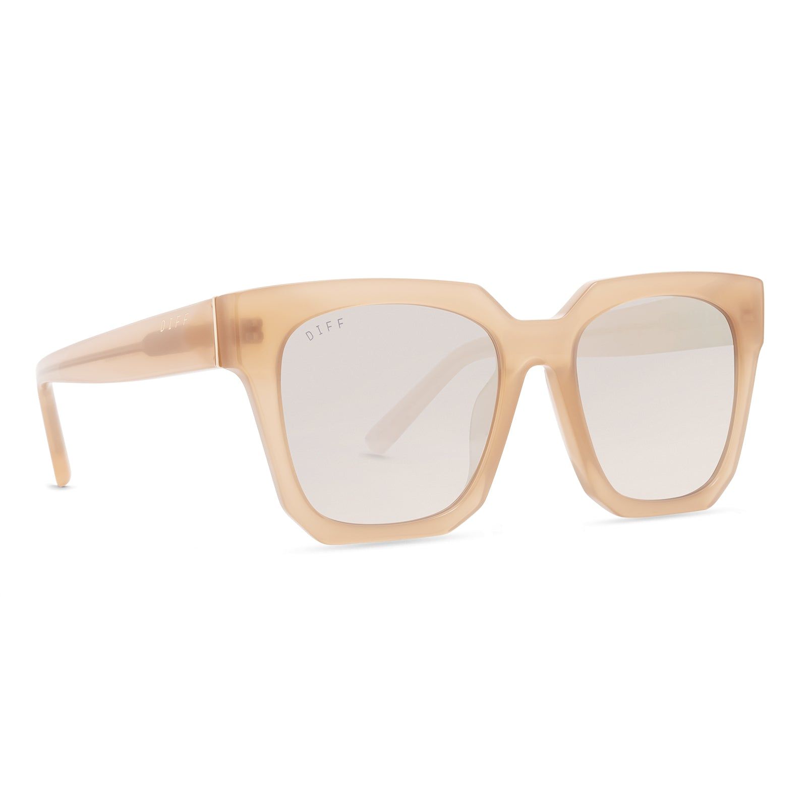JESSIE JAMES DECKER - JESSIE + RUSTIQUE + BEIGE MIRROR SUNGLASSES sold by Diff Eyewear product image thumbnail 2