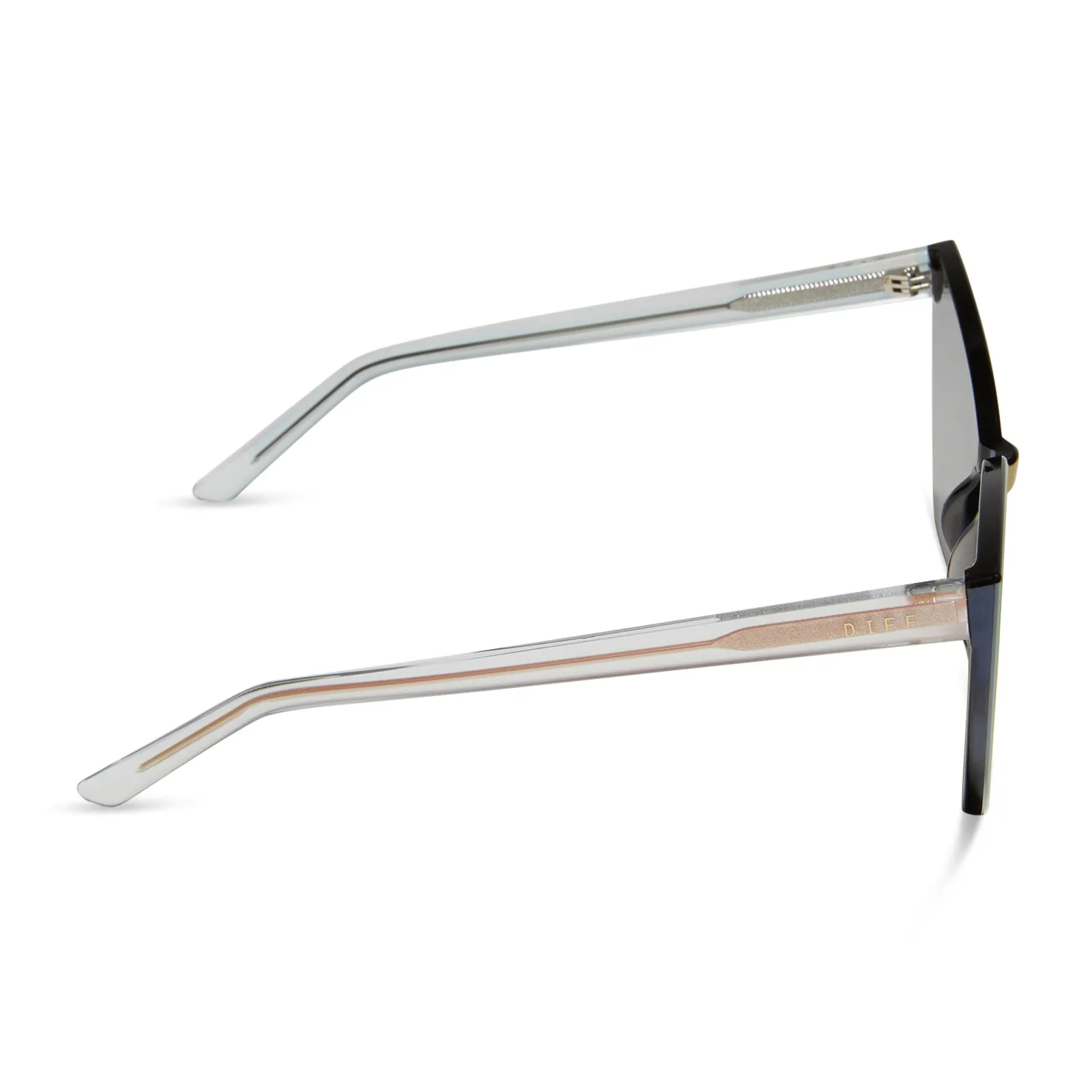 GOLDIE XS - OPALESCENT PINK + CHERRY BLOSSOM MIRROR SUNGLASSES sold by Diff Eyewear product image thumbnail 3