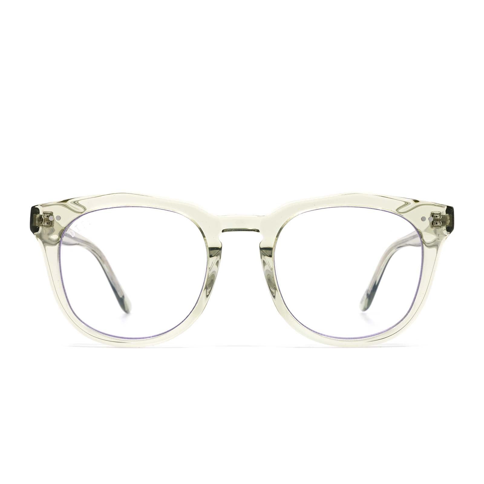 WESTON - OLIVE CRYSTAL + BLUE LIGHT TECHNOLOGY GLASSES sold by Diff Eyewear