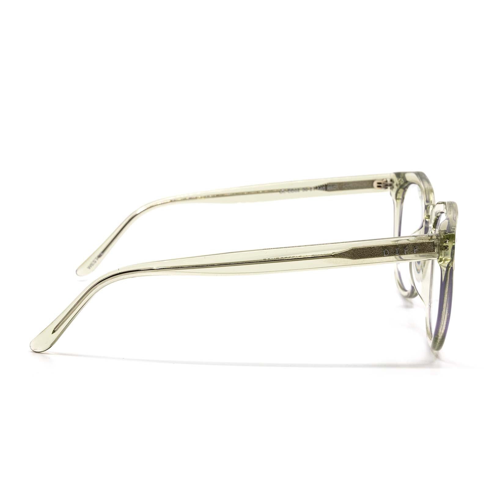 WESTON - OLIVE CRYSTAL + BLUE LIGHT TECHNOLOGY GLASSES sold by Diff Eyewear product image thumbnail 3