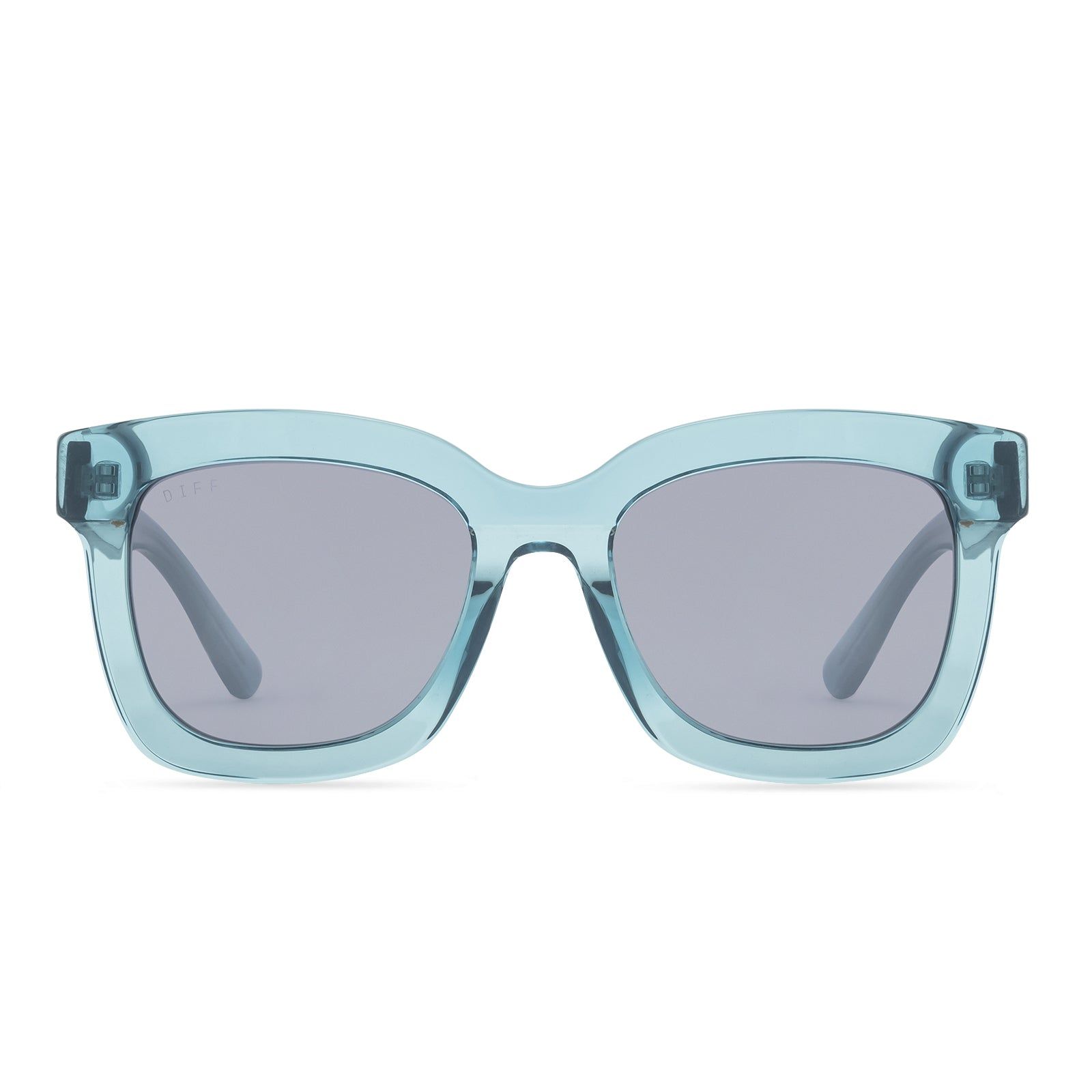 CARSON - TEAL HAZE + GREY MIRROR + POLARIZED SUNGLASSES sold by Diff Eyewear