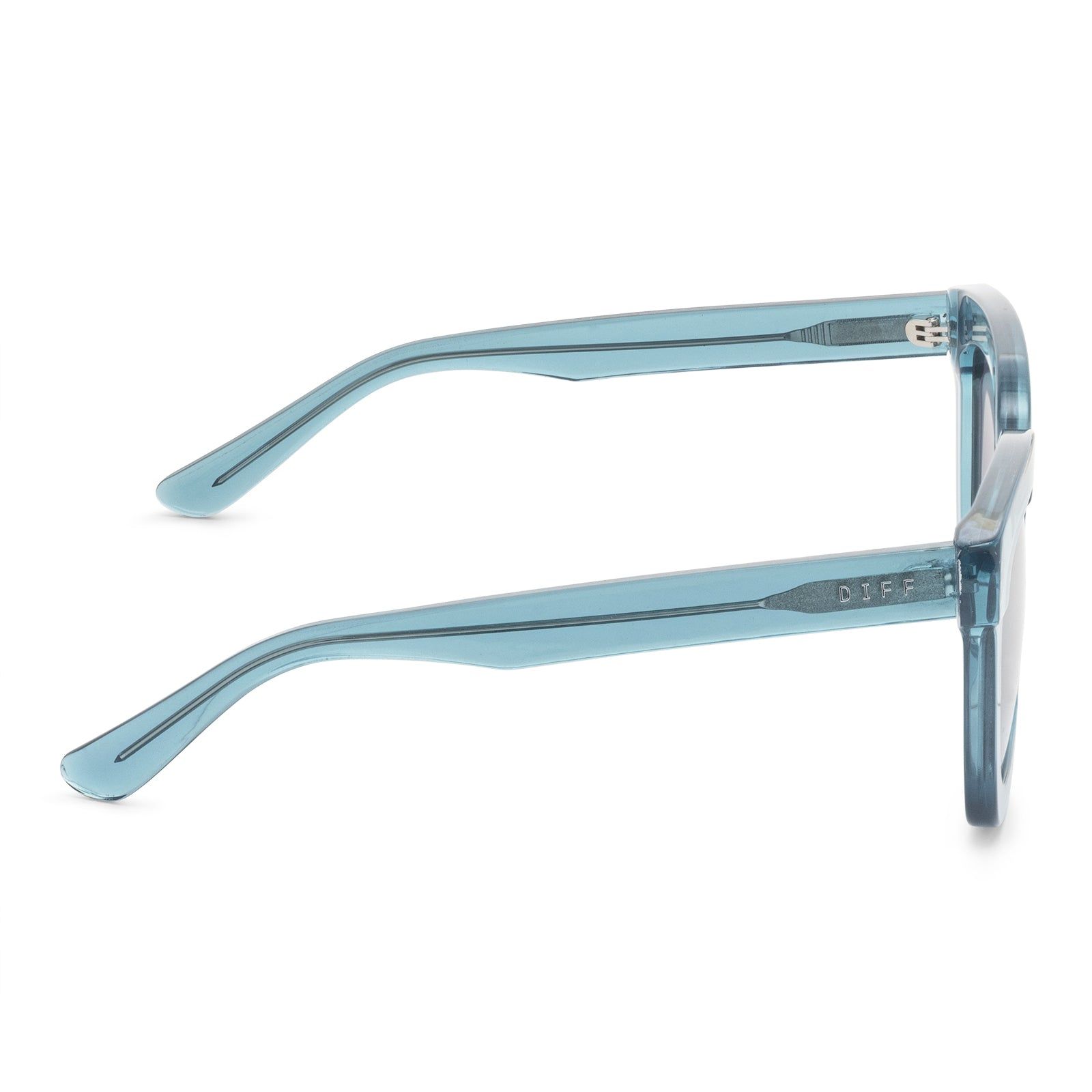 CARSON - TEAL HAZE + GREY MIRROR + POLARIZED SUNGLASSES sold by Diff Eyewear product image thumbnail 4