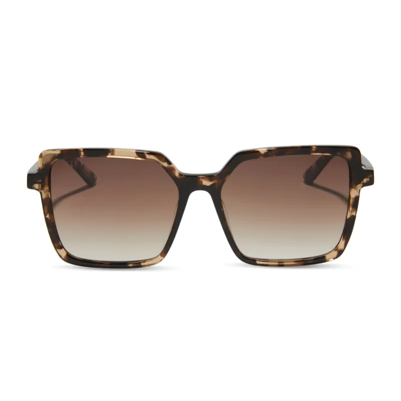 ESME - ESPRESSO TORTOISE + BROWN GRADIENT SUNGLASSES sold by Diff Eyewear