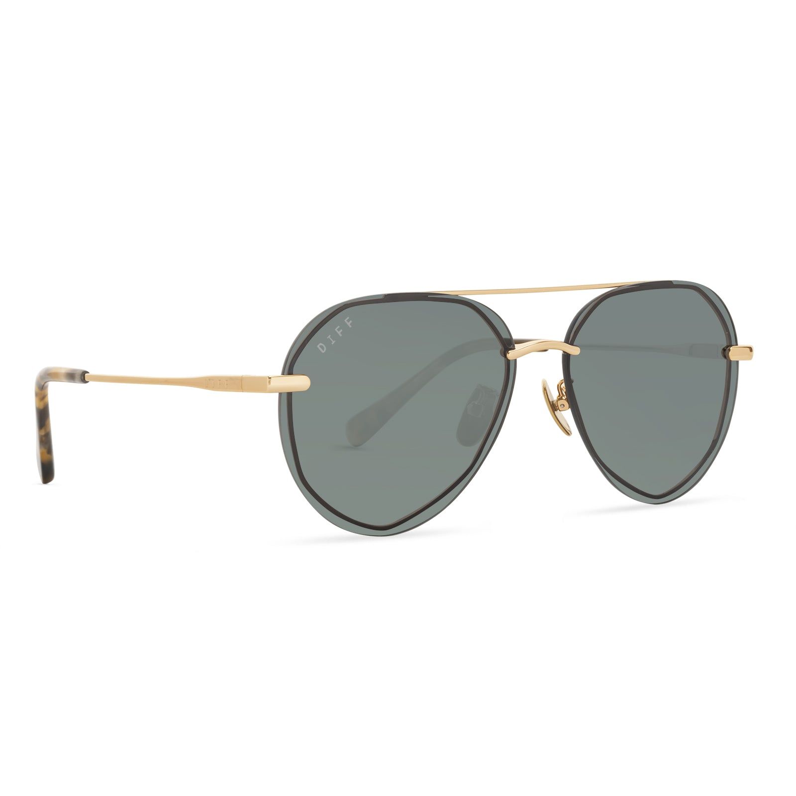 LENOX XS - GOLD + G15 SUNGLASSES sold by Diff Eyewear product image thumbnail 2