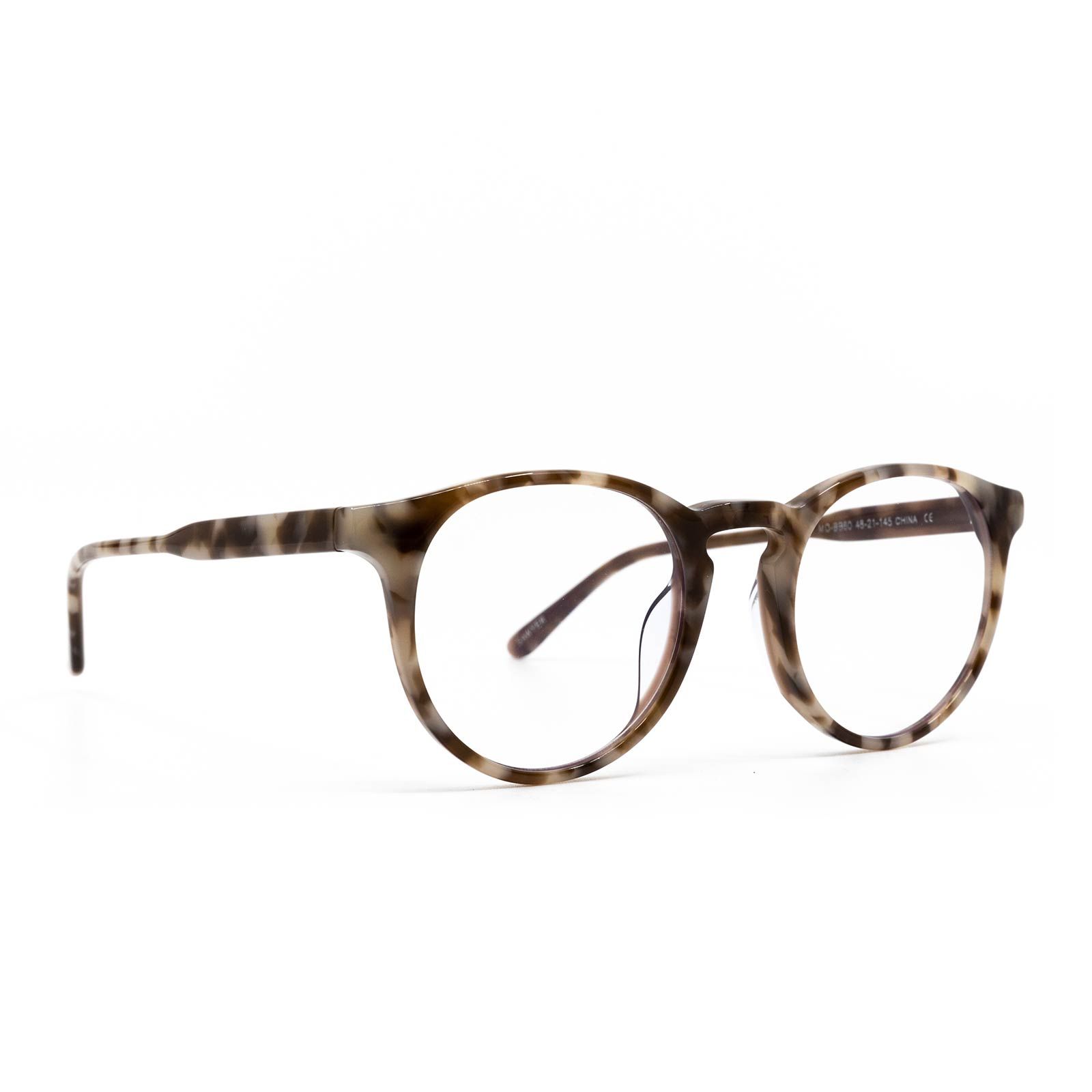 SAWYER - MOCHA TORTOISE + CLEAR GLASSES sold by Diff Eyewear product image thumbnail 2