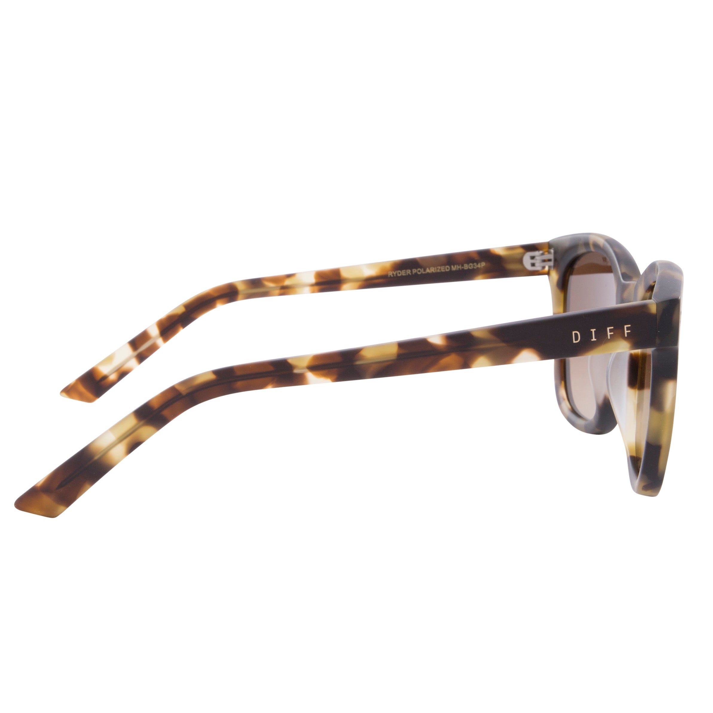 RYDER - MATTE MOSS HAVANA + G15 GRADIENT + POLARIZED SUNGLASSES sold by Diff Eyewear product image thumbnail 3