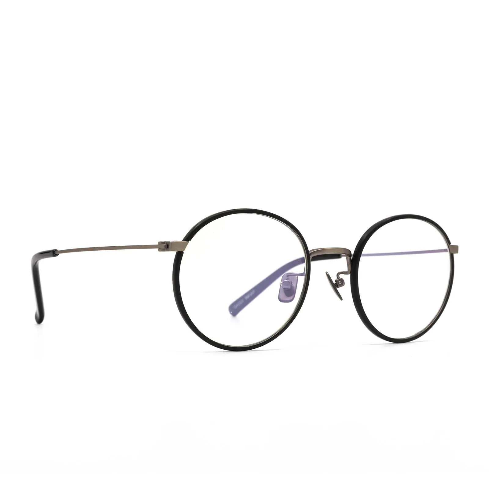 DAISY - ANTIQUE GUNMETAL + BLUE LIGHT TECHNOLOGY CLEAR GLASSES sold by Diff Eyewear product image thumbnail 2