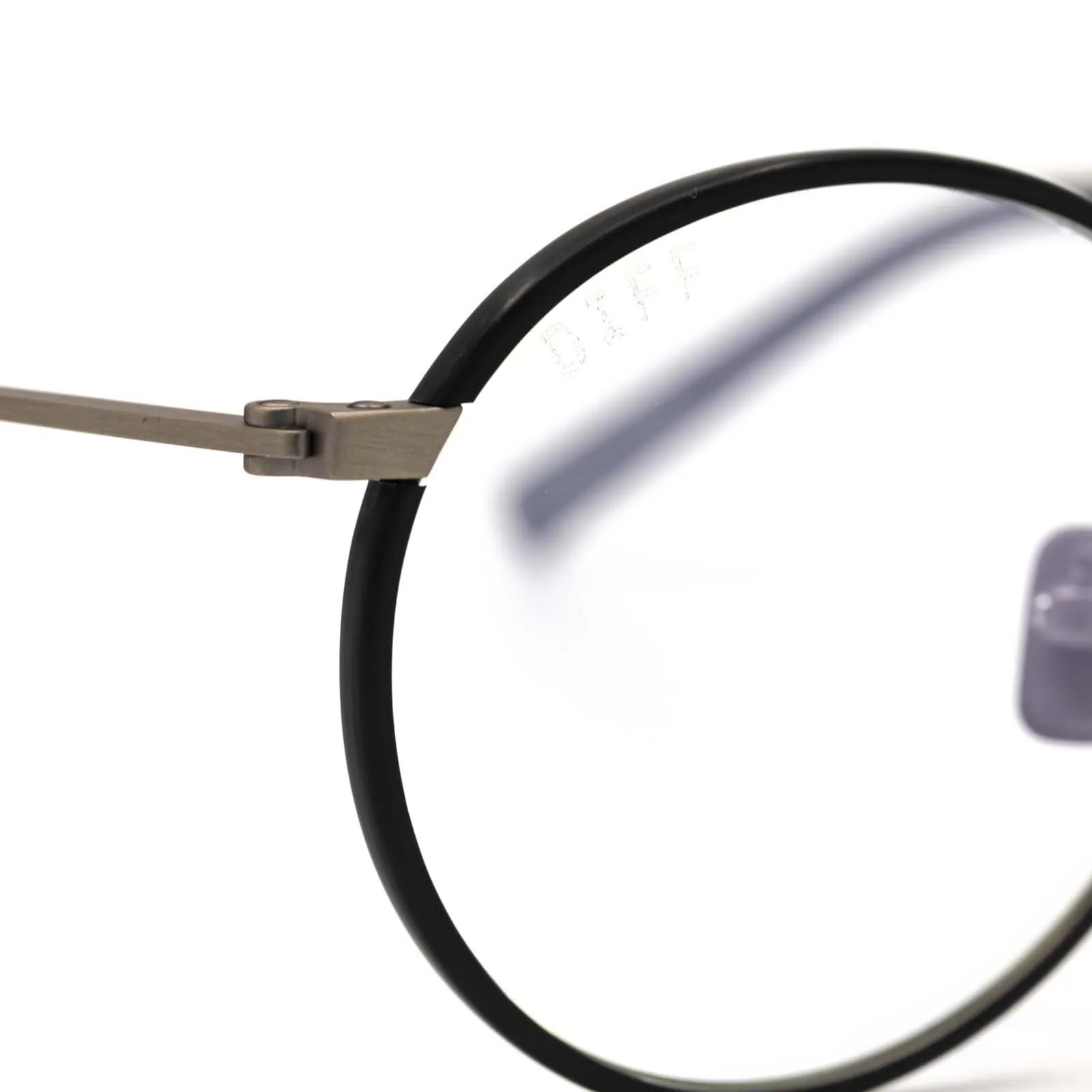 DAISY - ANTIQUE GUNMETAL + BLUE LIGHT TECHNOLOGY CLEAR GLASSES sold by Diff Eyewear product image thumbnail 4