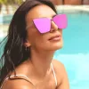 GOLDIE - OPALESCENT PINK + CHERRY BLOSSOM MIRROR SUNGLASSES sold by Diff Eyewear