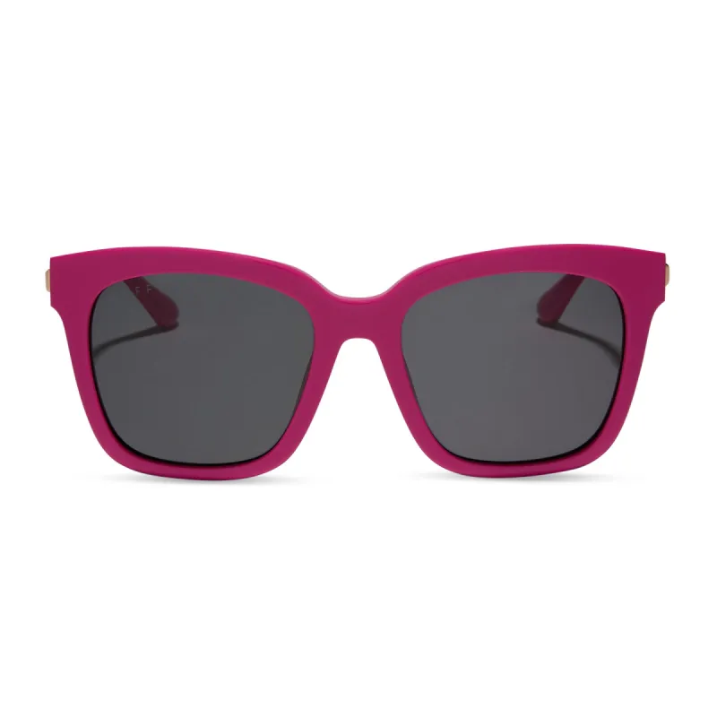 BELLA - BRIGHT PINK + GREY SUNGLASSES sold by Diff Eyewear