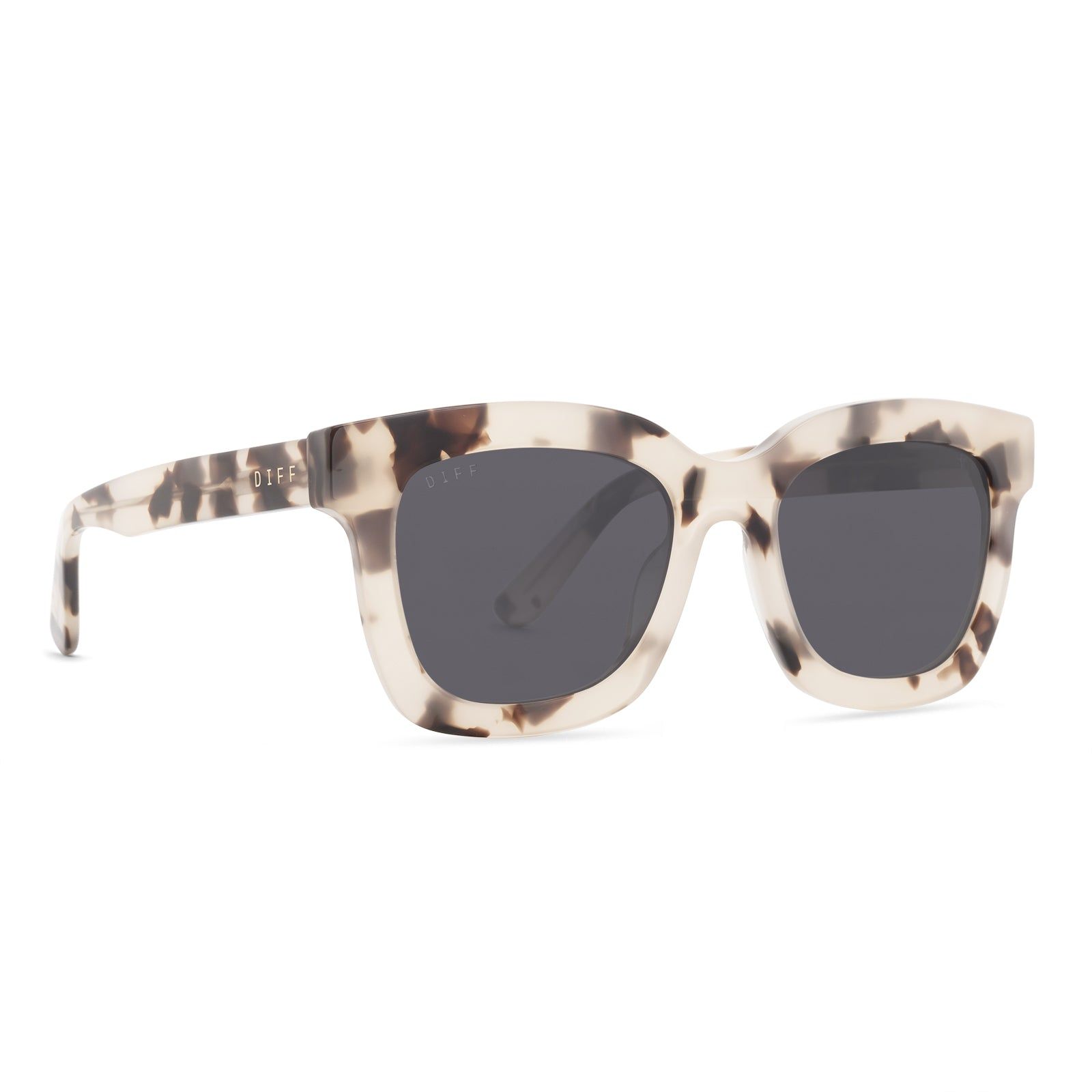 CARSON - CREAM TORTOISE + GREY POLARIZED SUNGLASSES sold by Diff Eyewear product image thumbnail 2