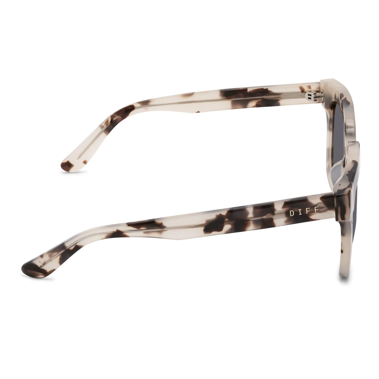 CARSON - CREAM TORTOISE + GREY POLARIZED SUNGLASSES sold by Diff Eyewear product image thumbnail 3