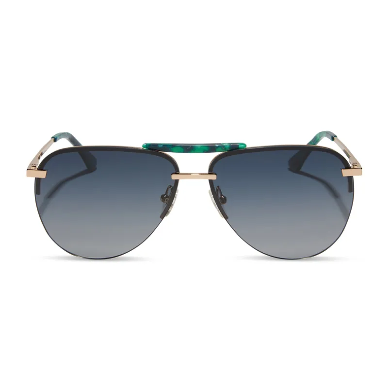 TAHOE - GOLD + GREY GRADIENT + POLARIZED SUNGLASSES sold by Diff Eyewear