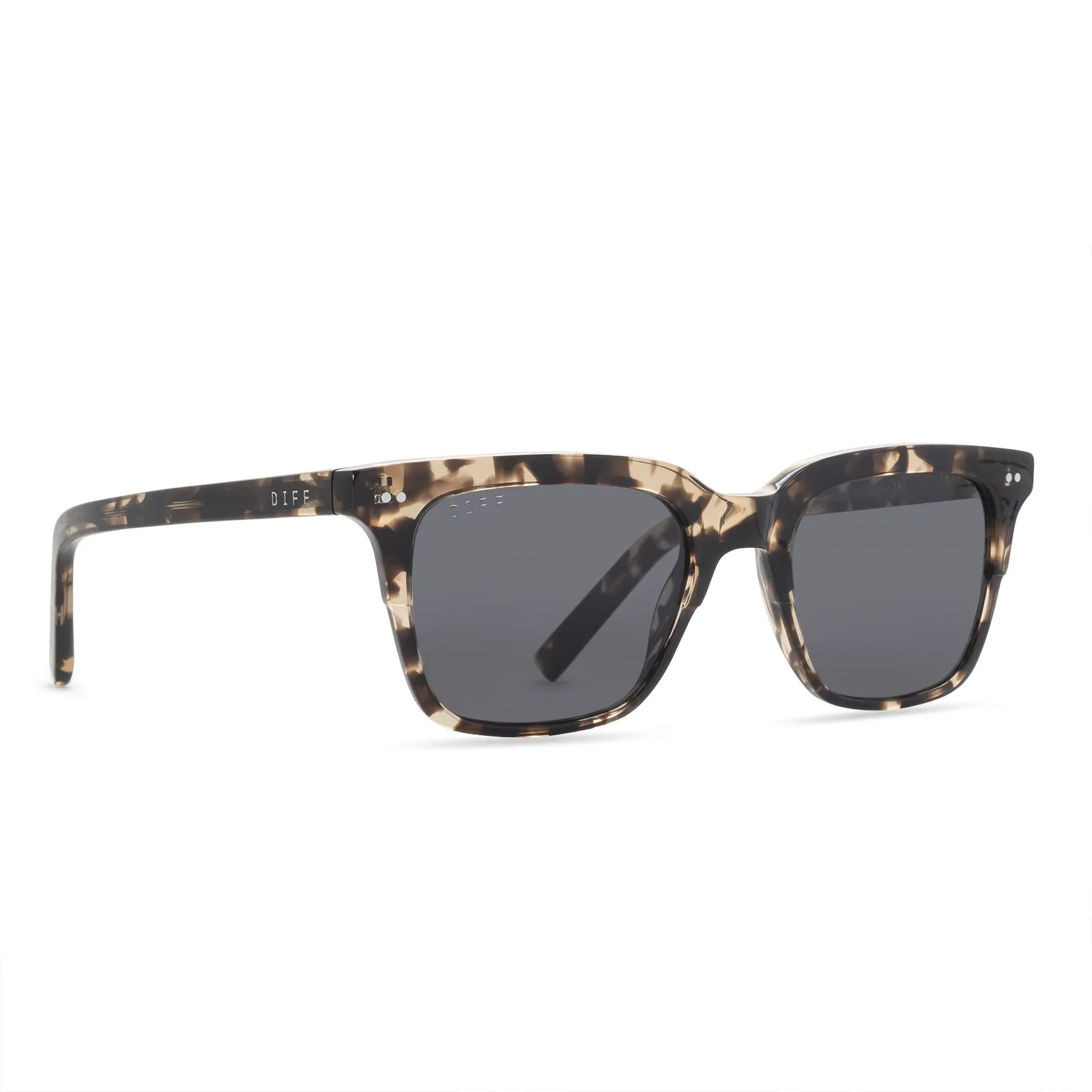 BILLIE - ESPRESSO TORTOISE + GREY + POLARIZED SUNGLASSES sold by Diff Eyewear product image thumbnail 2